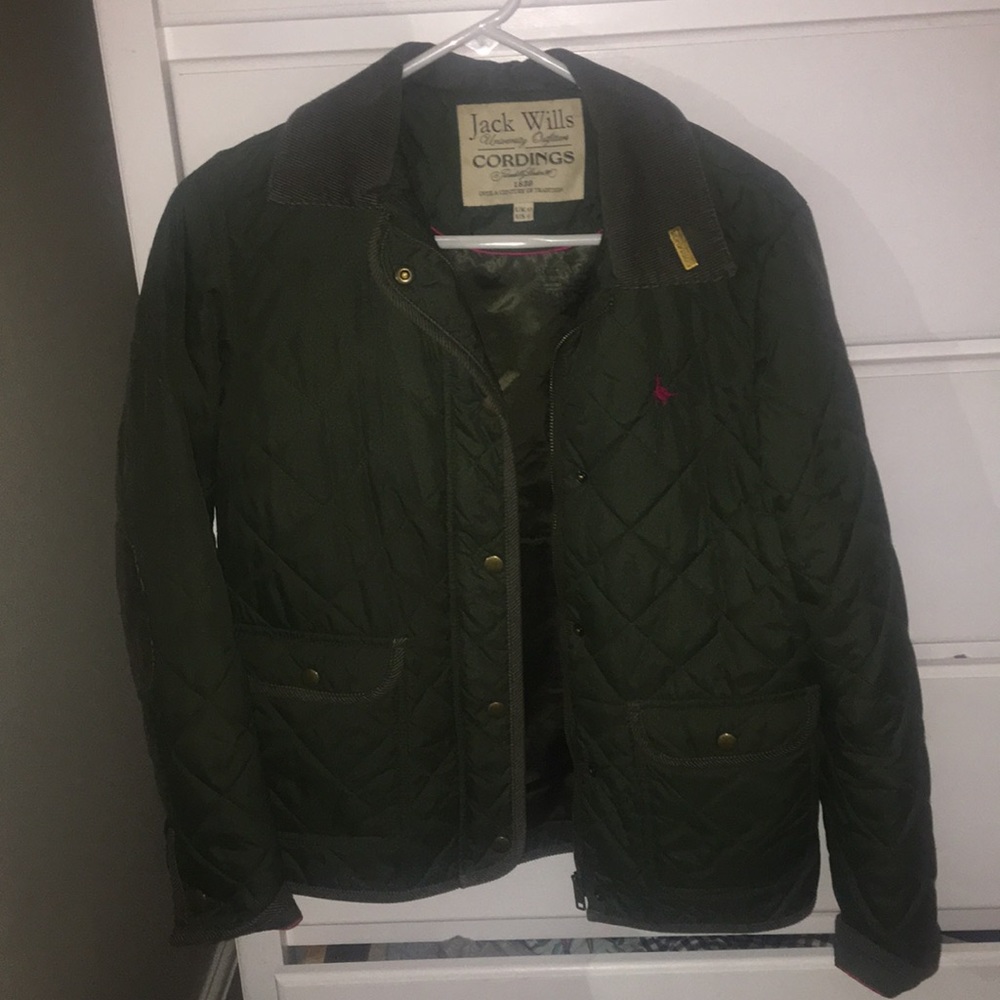 Jack Wills army Green fall jacket
